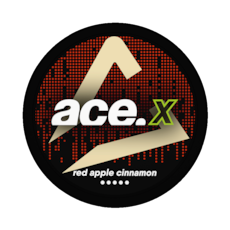 ACE X Red Apple Cinnamon Strong Nicotine Pouches