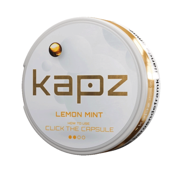 Kapz Lemon Mint Mini Normal Nicotine Pouches
