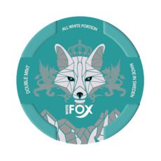 White Fox Double Mint Slim Extra Strong Nicotine Pouches