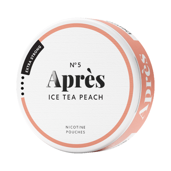 No.5 Après Ice Tea Peach Slim Extra Strong Nicotine Pouches