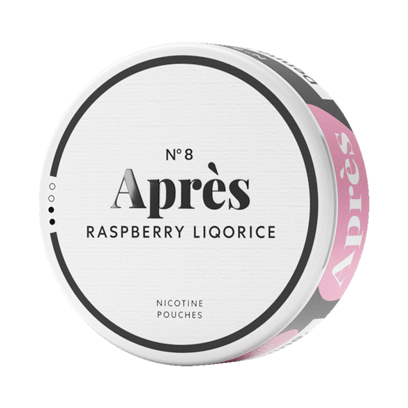 No.8 Après Raspberry Liqorice Slim Normal Nicotine Pouches
