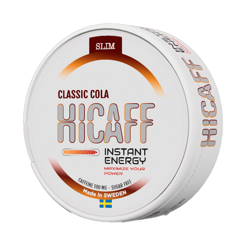 koffein vapes Hicaff Classic Cola Nicotine Free Pouches