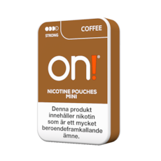 on! Coffee 6mg Mini Nicotine Pouches