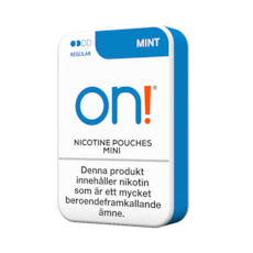on! Mint 3mg Mini Nicotine Pouches