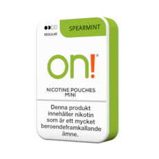 On! Spearmint 3mg Mini Nicotine Pouches