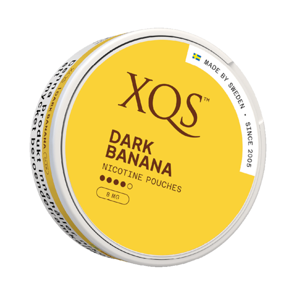 XQS Dark Banana Slim Strong Nicotine Pouches