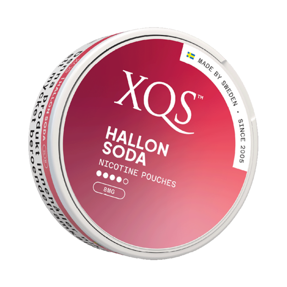 XQS Hallonsoda Slim Strong Nicotine Pouches