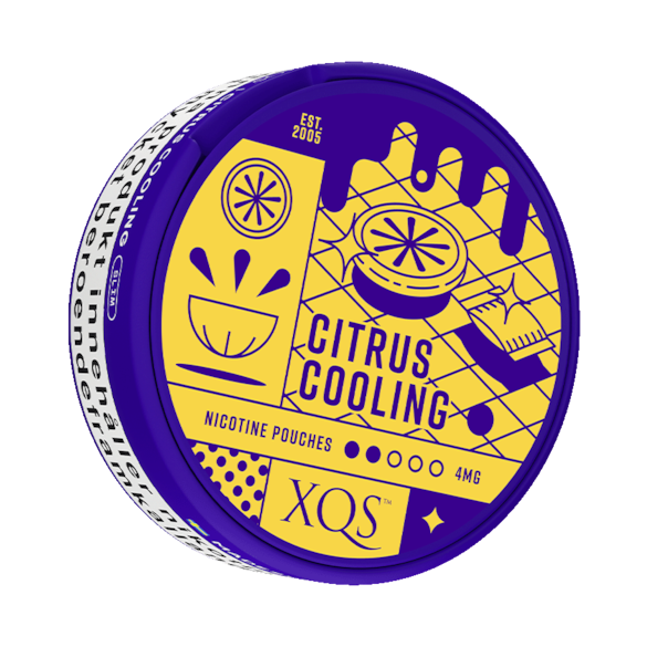 XQS Citrus Cooling Slim Normal Nicotine Pouches