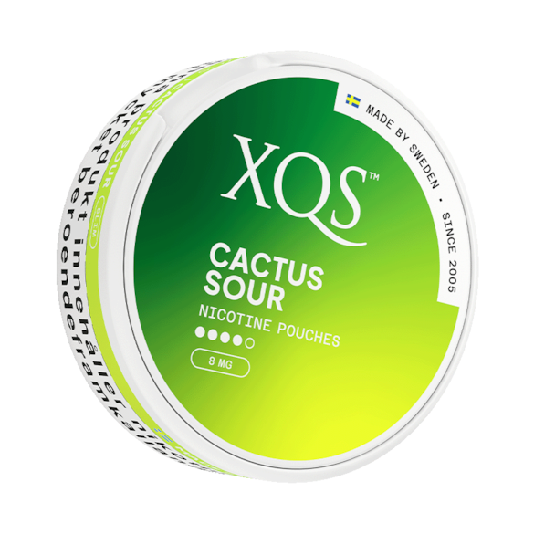 XQS Cactus Sour Slim All White Nicotine Pouches
