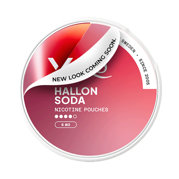 XQS Hallonsoda Slim Strong Nicotine Pouches