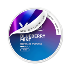 XQS Blueberry Mint Light Slim Nicotine Pouches
