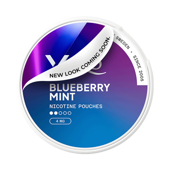 XQS Blueberry Mint Light Slim Nicotine Pouches