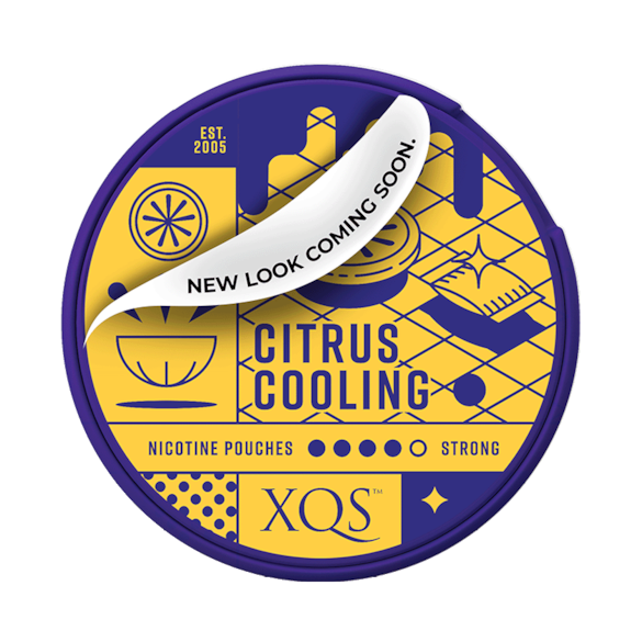 XQS Citrus Cooling Slim Extra Strong Nicotine Pouches