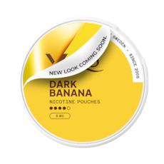XQS Dark Banana Slim Strong Nicotine Pouches