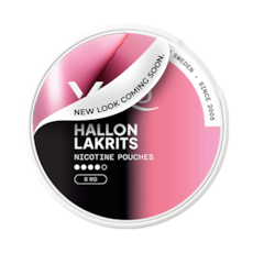 XQS Hallon Lakrits Slim Strong Nicotine Pouches