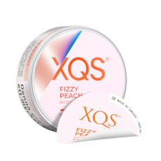 XQS Fizzy Peach Slim Strong Nicotine Pouches
