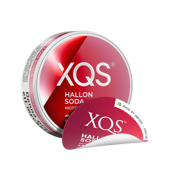XQS Hallonsoda Slim Strong Nicotine Pouches