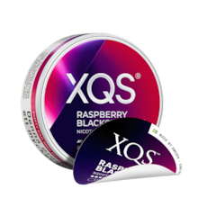 XQS Raspberry Blackcurrant Slim Strong Nicotine Pouches