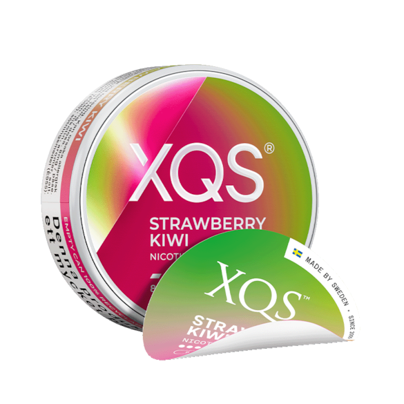 XQS Strawberry Kiwi Slim Strong Nicotine Pouches
