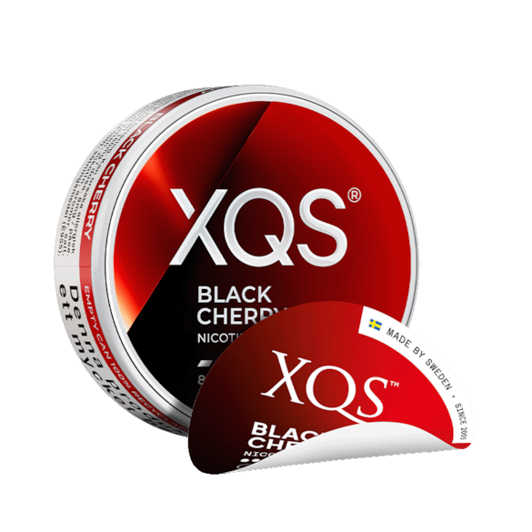 XQS Black Cherry Slim All White Nicotine Pouches
