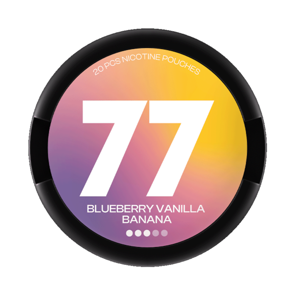 77 Nicotine Pouches Blueberry Vanilla Banana 3