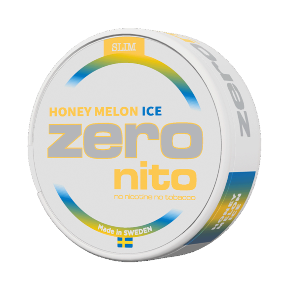 Zeronito Honey Melon Ice Slim Nicotine Free Pouches