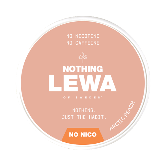 LEWA Nothing Arctic Peach Nicotine Free Pouches