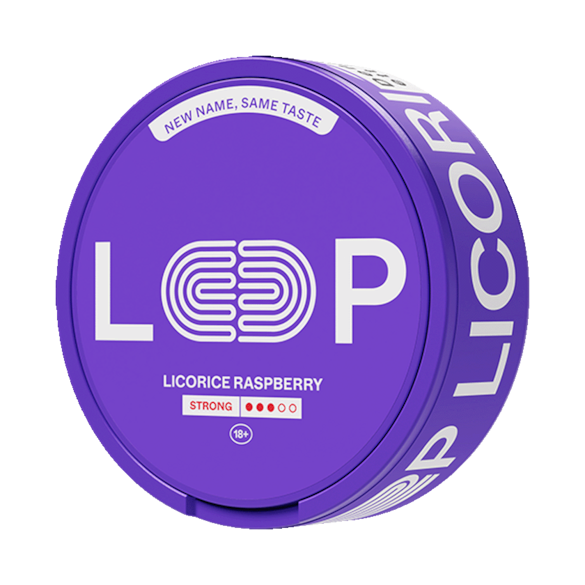 LOOP Licorice Raspberry Strong 8,9mg