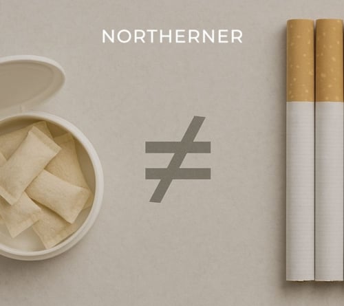 Nicotine levels in pouches and cigarettes