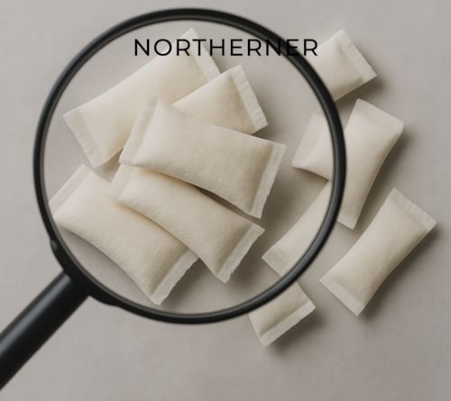 magnifying glass nicotine pouches