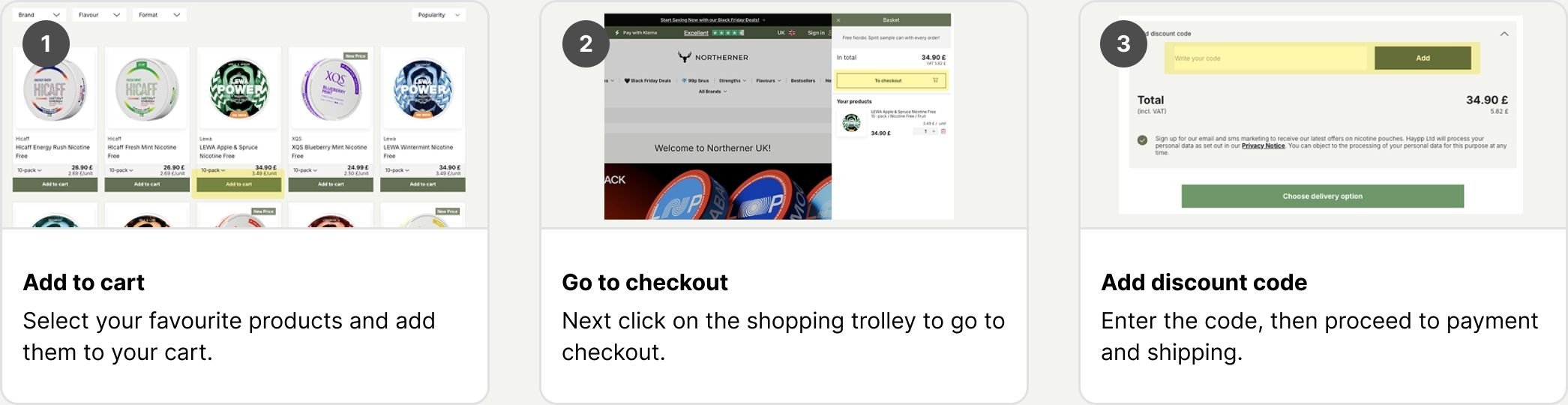 how to redeem a northerner promo code