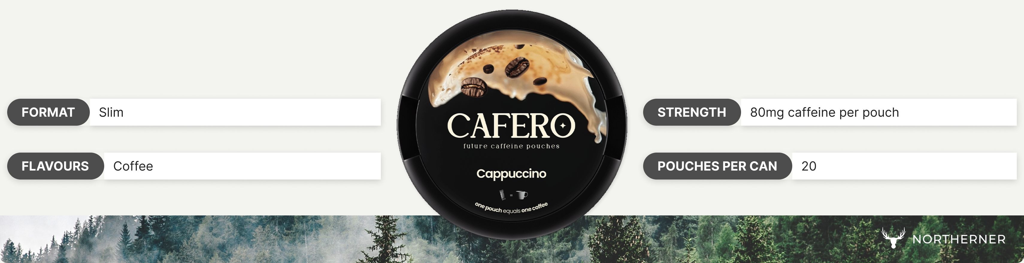 Cafero Caffeine Pouches 