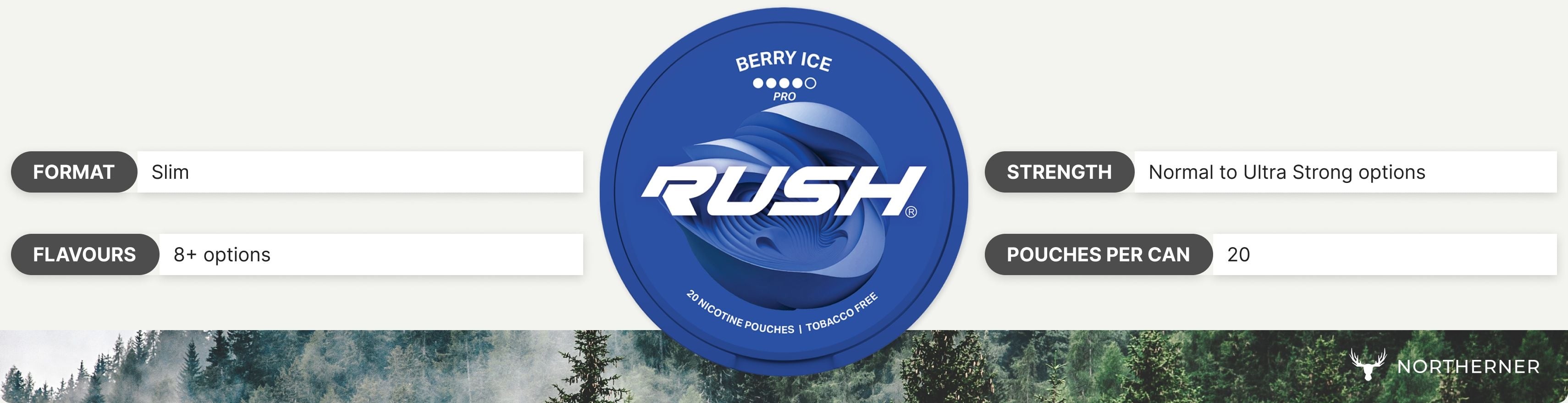 RUSH Nicotine Pouches