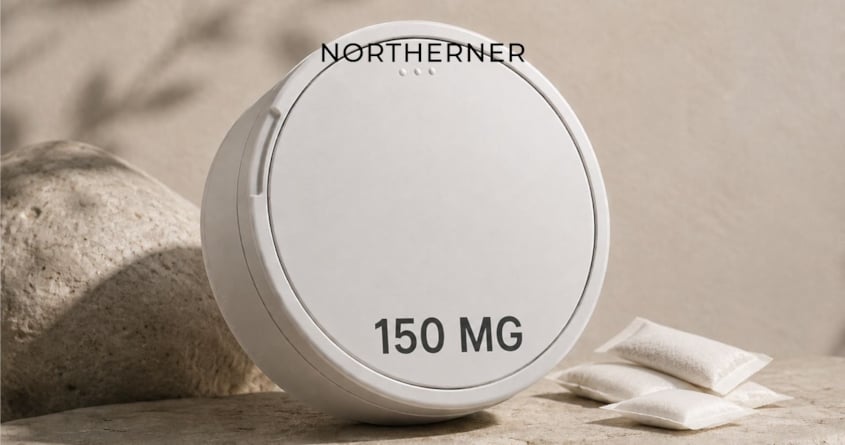 150mg snus can with rocky background