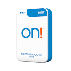 on! Mint 3mg Mini Nicotine Pouches
