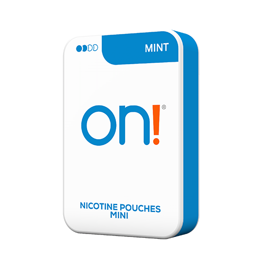 on! Mint 3mg Mini Nicotine Pouches