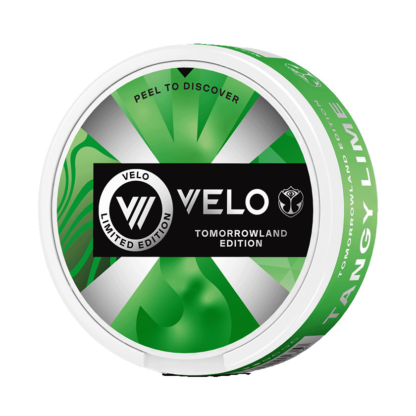 Velo Tomorrowland Edition Tangy Lime from £2.49 ✓ Free Sample