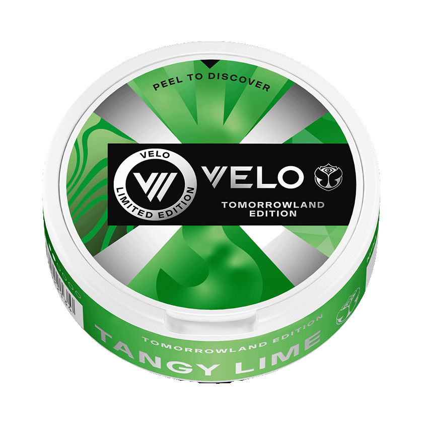Velo Tomorrowland Edition Tangy Lime from £2.99 ✓ Free Sample