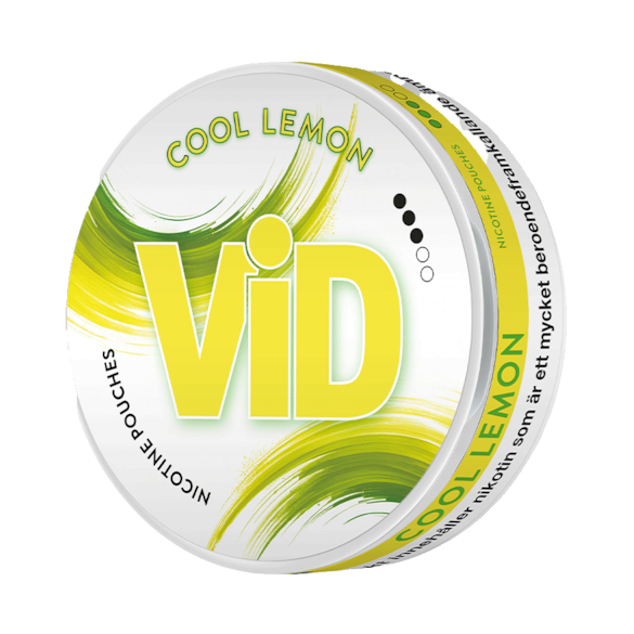 VID Cool Lemon Slim Strong Nicotine Pouches