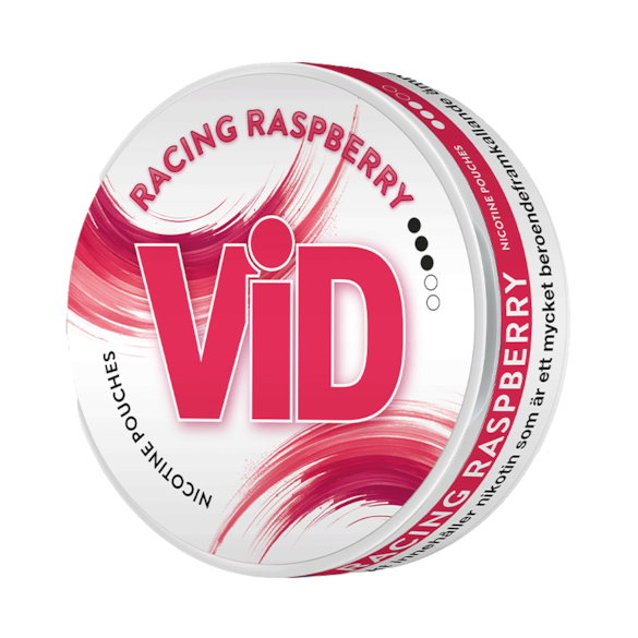 VID Racing Raspberry Slim Strong Nicotine Pouches