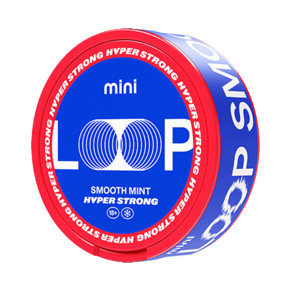 Loop Smooth Mint Mini Hyper Strong Nicotine Pouches