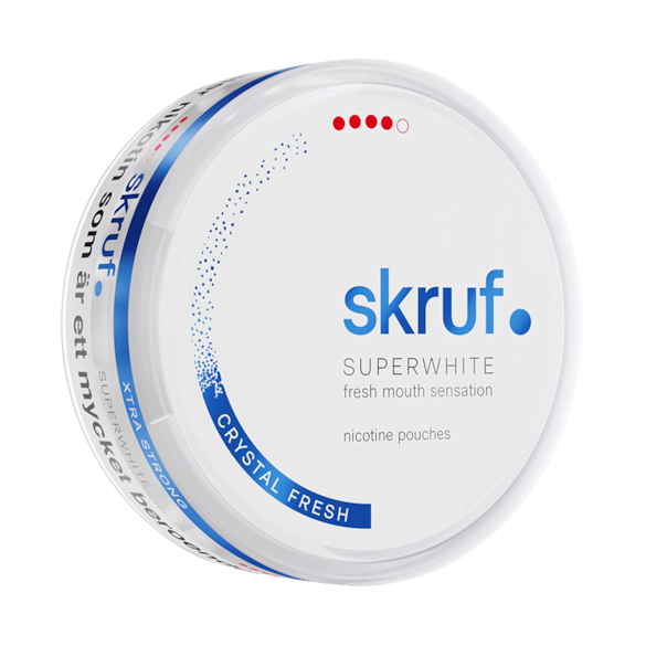 Skruf Superwhite Crystal Fresh Extra Strong