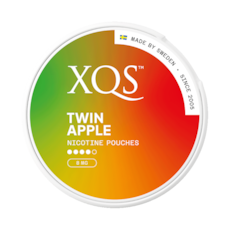 XQS Twin Apple Slim All White Nicotine Pouches