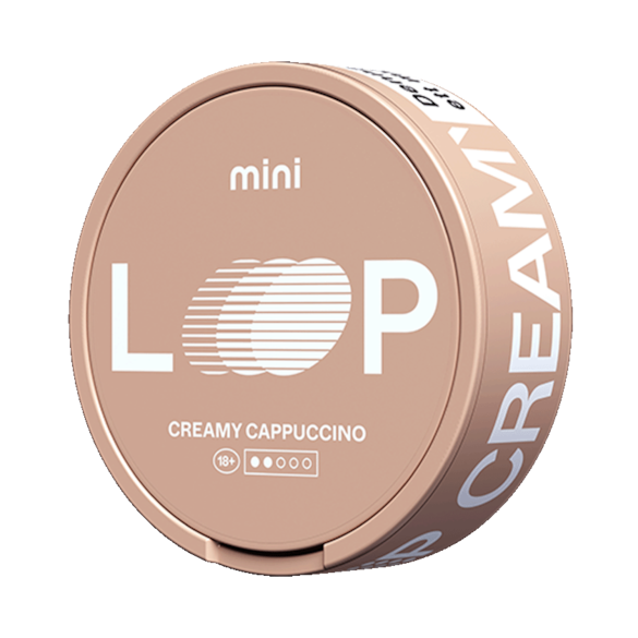 Loop Creamy Cappuccino Mini Normal Nicotine Pouches
