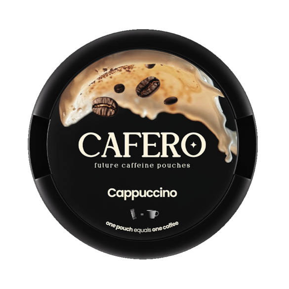 CAFERO Cappuccino Caffeine Pouches