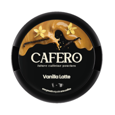 CAFERO Vanilla Latte Caffeine Pouches
