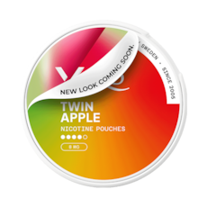 XQS Twin Apple Slim All White Nicotine Pouches