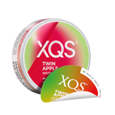 XQS Twin Apple Slim All White Nicotine Pouches