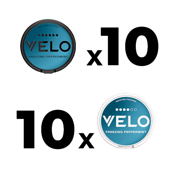 Velo Freezing Peppermint Bundle 20-Pack