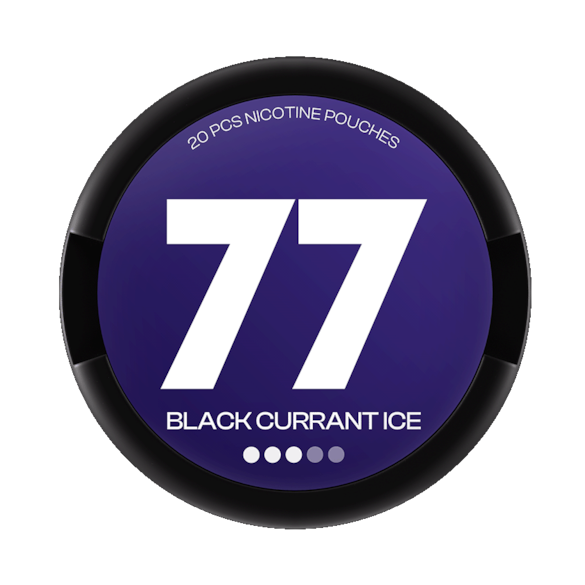 77 Nicotine Pouches Black Currant Ice 3